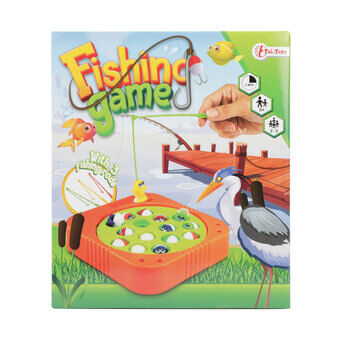 Elektroninen kalastuspeli, jossa 3 onkivapaa