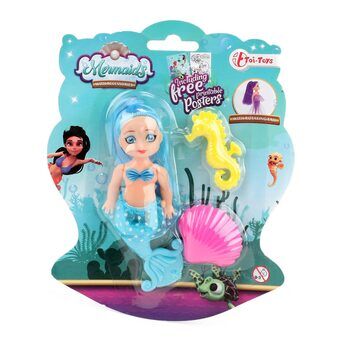 Mermaids Mermaid Doll hiuksenhoidolla, 12cm