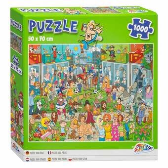 Puzzle sarjakuvaostoskeskus, 1000 kappaletta.