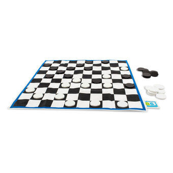 Bs toy checkers xl wood - ajattelupeli