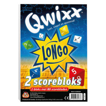 Qwixx longo bloks (lisäpisteet lohkot)
