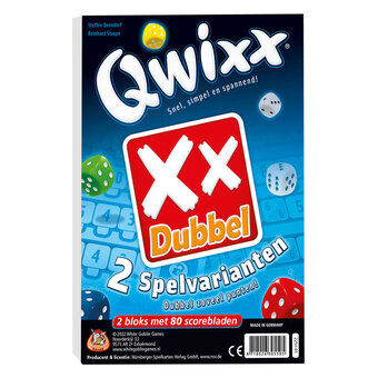 Qwixx kaksinkertainen noppapeli