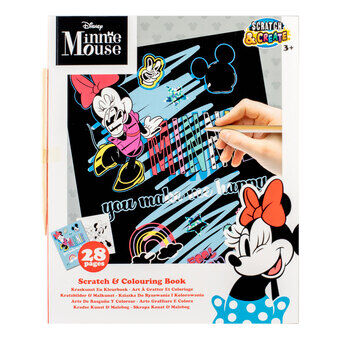 Minnie Hiire Scratch Art ja Värityskirja