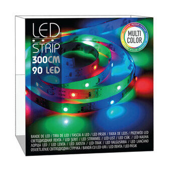LED-nauha 90Led Monivärinen, 300cm