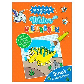 Magic Water Coloring Book - dinot ja muut hahmot