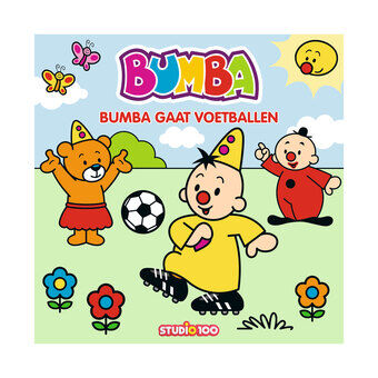 Bumba-pahvikirja - bumban täytyy pelata jalkapalloa