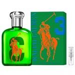 Ralph Lauren Big Pony 3 Men - Eau de Toilette - Tuoksunäyte - 2 ml