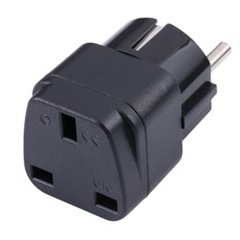 Kannettava Travel UK–EU Plug Power Outlet Adapter Socket Converter Plug