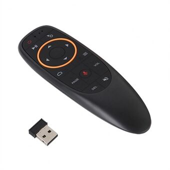G10 Air Mouse Quick Response Nopea lähetys Ergonominen 2,4 GHz:n langaton infrapunagyro Smart ääniohjain TV Boxille
