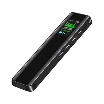 8 GB Digitaalinen ääninauhuri - 60 Tunnin ääniaktivoitu äänityslaite - Sanelukone - MP3-soitin - 3072 KBPS HD - Pieni Nauhuri Luentoja, Kokouksia, Haastatteluja Varten