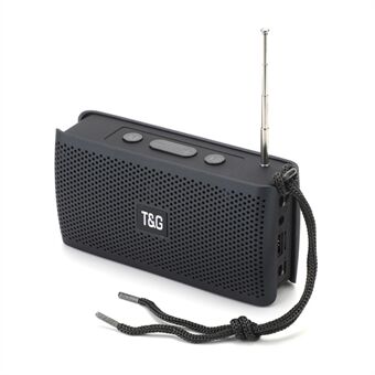 Langaton T&G TG282 Bluetooth-kaiutin taskulampulla musiikkisoittimella Tuki TF / FM / 3,5 mm AUX / U -levy