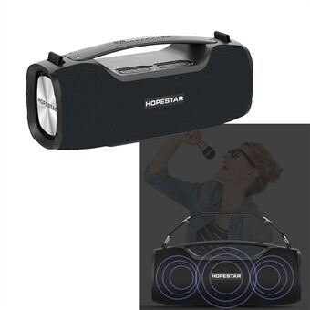 HOPESTAR A6 Pro kannettava Bluetooth-kaiutin vedenpitävä langaton pylväskaiutin mikrofonilla virtapankilla
