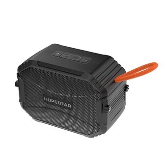HOPESTAR T8 Kannettava Outdoor ladattava vedenpitävä Bluetooth-kaiutin TF-kortti FM langaton musiikkisoitin - musta