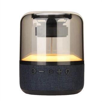 Kannettava 20 W:n läpinäkyvä langaton Bluetooth-kaiutin RGB Light Design stereomusiikkisubwoofer