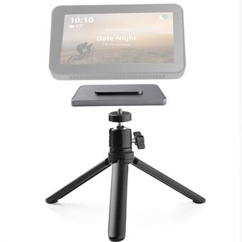 Magnetic Attachment Adjustable Tripod Stand with 360 Degree Rotation Ball Head for Amazon Echo Show 5 Speaker