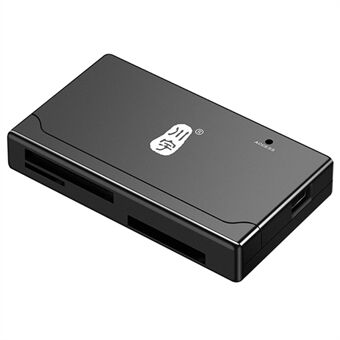 KAWAU C233 USB 2.0 480 Mbps High Speed tietokoneen muistikortinlukija SD / CF / TF / MS-kortinlukijalle