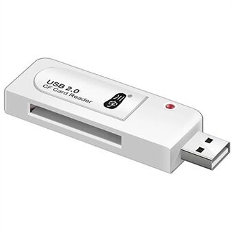 KAWAU C201 USB 2.0 CF -muistikortinlukija 60 Mt/s nopea 512 Gt Suurin tuettu muistikapasiteetti