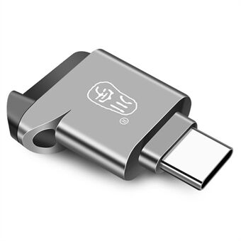 KAWAU C271 USB 2.0 Type-C 480Mbps TF-kortinlukija Kannettavan tabletin puhelimen muistikortinlukija