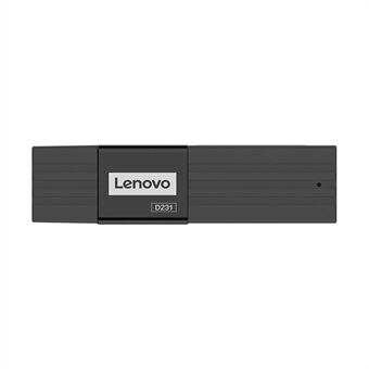 LENOVO D231 USB 3.0 -kortinlukija SD + TF -kaksipaikkaiselle Flash -muistikorttisovittimelle, nopea lähetyskeskus