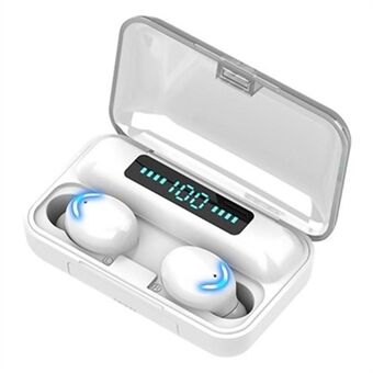 F9-6 Langattomat kuulokkeet Bluetooth 5.0 Kuulokkeet Smart Touch LED -näyttö TWS stereokuulokkeet mikrofonilla