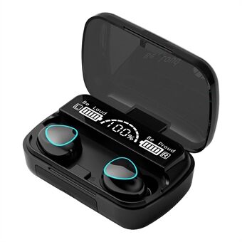 M10 TWS Bluetooth 5.1 Kuulokkeet Langattomat kuulokkeet 9D Stereo Urheilukuulokkeet Vedenpitävät Kuulokkeet Mikrofonilla