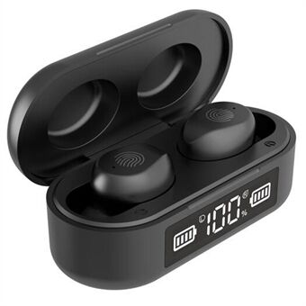 Langattomat F96-kuulokkeet Bluetooth-hienkestävät kuulokkeet LED-näytön latauskotelolla