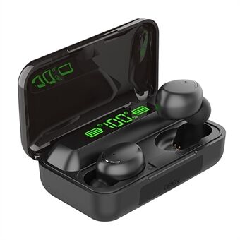 TWS-F95 Langattomat kuulokkeet Bluetooth TWS Headset IPX7 Vedenpitävät kannettavat kuulokkeet LED-ilmaisimella / digitaalisen näytön latauskotelo