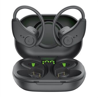 BLUEDIO S6 TWS Urheilunappikuulokkeet True Wireless Stereokuulokkeet Bluetooth-kuulokkeet akun näytöllä