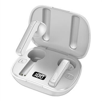D9 TWS Bluetooth-nappikuulokkeet IPX5 vedenpitävät in-ear kuulokkeet Urheilukuulokkeet LED-digitaalinäytöllä