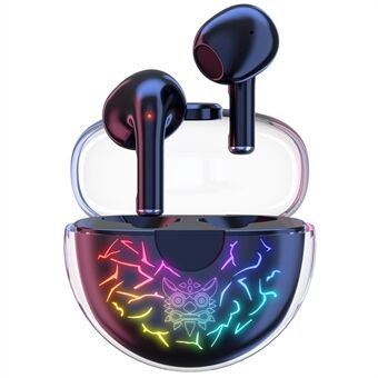 ONIKUMA T35 Crack RGB Lighting Langattomat kuulokkeet Melua vaimentavat pelikuulokkeet Bluetooth 5.1 -kuulokkeet musiikkiin, urheiluun ja puheluihin