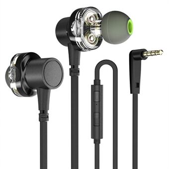 AWEI 3,5 mm:n in-ear korkearesoluutioiset Heavy Bass -magneettikuulokkeet mikrofonilla MP3:lle Xiaomi iPhone Samsung jne.