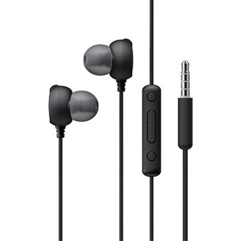 KIVEE KV-MT77 Stereo Sound In-ear kuulokkeet 3,5 mm Jack 1,2 m langalliset kuulokkeet matkapuhelimeen / tietokoneeseen / MP3