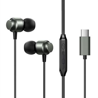 JOYROOM EC06 metalliset in-ear kuulokkeet mikrofonilla HiFi Sound Type-C langalliset kuulokkeet