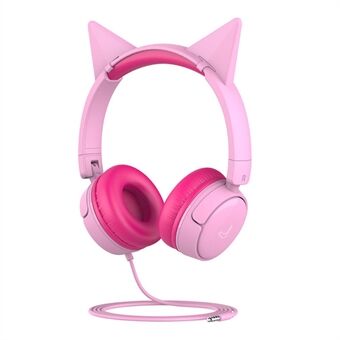 GORSUN GS-E62V kissan korvakoriste Taitettava lasten kuulokkeet langalliset HiFi-kuulokkeet korvan päälle kiinnitettävät lasten kuulokkeet