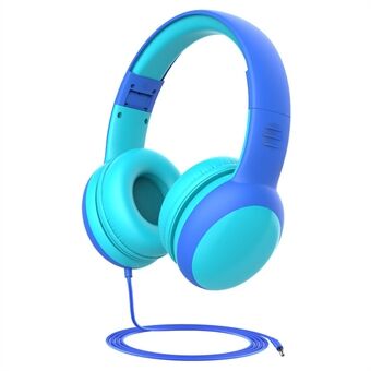 GORSUN GS-E61V 3,5 mm langalliset Kids kuulokkeet kokoontaitettava lasten musiikkikuuloke irrotettavalla kissan korvilla