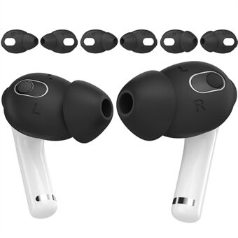 AHASTYLE PT66-3 3 paria kuulokkeiden silikonisuojukset Apple AirPods 3:lle, langattomien kuulokkeiden korvanappien vaihto, koko: M