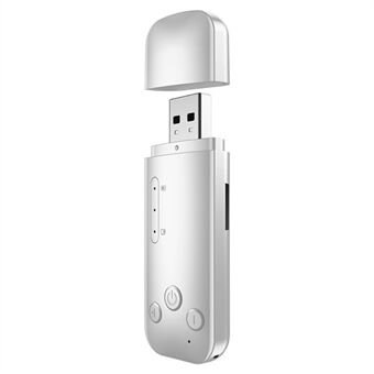 D90 Bluetooth 5.0 langaton USB-äänivastaanotin lähetin 2-in-1 kytkettävä TF Card Dual Output Bluetooth-sovitin