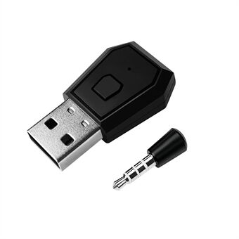 USB 2.0 kuulokemikrofoni Bluetooth 4.0 dongle 3,5 mm sovittimella PS4:lle