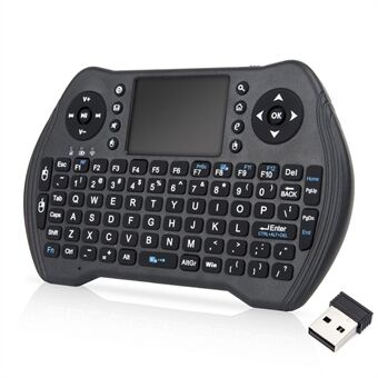 MT10 taustavalonäppäimistö USB 2.4G Air Mouse langaton näppäimistö kosketuslevyllä Smart TV:lle, Windowsille, kannettavalle