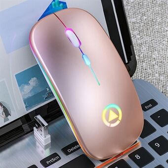 A2 Rechargeable Silent Wireless Mouse DPI 16000 Optical Ergonomic for Gaming Office PC Computer Laptop
