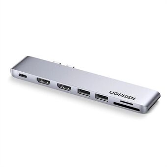 UGREEN 7-in-2 USB C HUB Type C to Multi USB 3.0 HDMI Adapter Dock TF SD Reader USB-C Splitter for Macbook Pro/Air