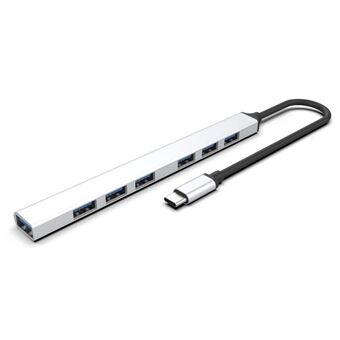 7-porttinen USB-keskitin High Speed Splitter® Expander Adapter Telakointiasema kannettavan tietokoneen kiintolevyn hiirinäppäimistölle