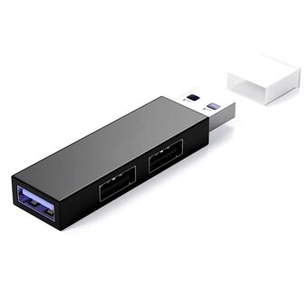 Mini-USB-keskittimen laajennukset 3-porttinen USB-keskitin USB-sovitinasema Erittäin ohut kannettava datakeskitin kannettavalle tietokoneelle