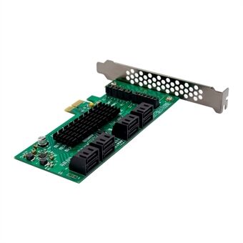 88SE9215 PCI-E X1 8-kanavainen 6G-laajennuskortti PCIe SATA3.0 I/O-sovitinmuunninkortti