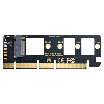 OD-SA-001-BK NGFF M-avain NVME M.2 SSD - PCI-E Express 3.0 16x X4 -sovitin ilman pidikettä