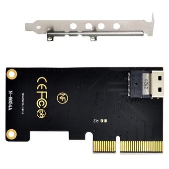 SF-025 PCI-E 4X - U.2 U2 Kit SFF-8639 - SFF-8654 Slimline SAS NVME PCIe SSD-sovitin emolevylle