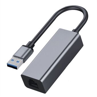 USB 3.0 Gigabit Ethernet -sovitin RTL8156B 2500 / 1000 / 100 Mbps RJ45 -verkkokortti kannettavalle tietokoneelle