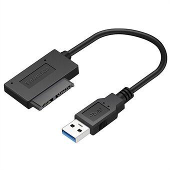USB3.0 Slimline USB3.0 Am / SATA-sovitinkaapeli Easy Drive -johto USB3.0 / SATA 7 + 6pin 3.0 / SATA 7 + 6