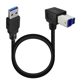JUNSUNMAY 0,5 m USB3.0 USB-A uros - USB Type-B uros Tulostinkaapeli Monitori Tietokoneen tulostusjohto
