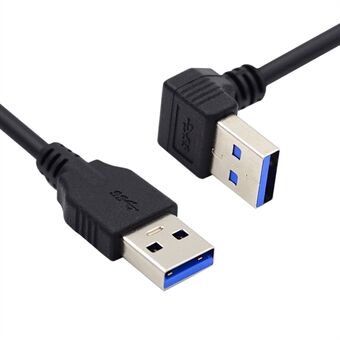 U3-069-UP 40 cm 5Gbps kaapeli kulmassa USB 3.0 Type-A uros-suora 3.0 Type-A urosdatajohto